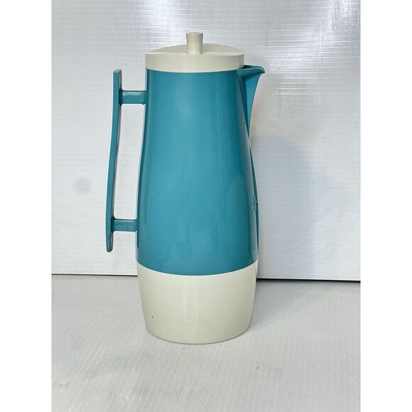 Vintage Alladins Beverage Butler 4450 Quart Carafe Powder Blue/White Complete - Picture 1 of 8